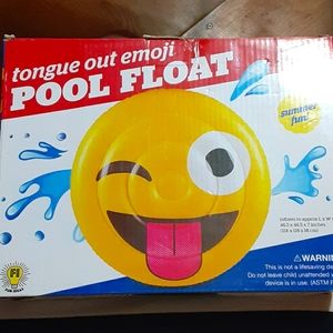 Giant Emoji Pool Float Brand New